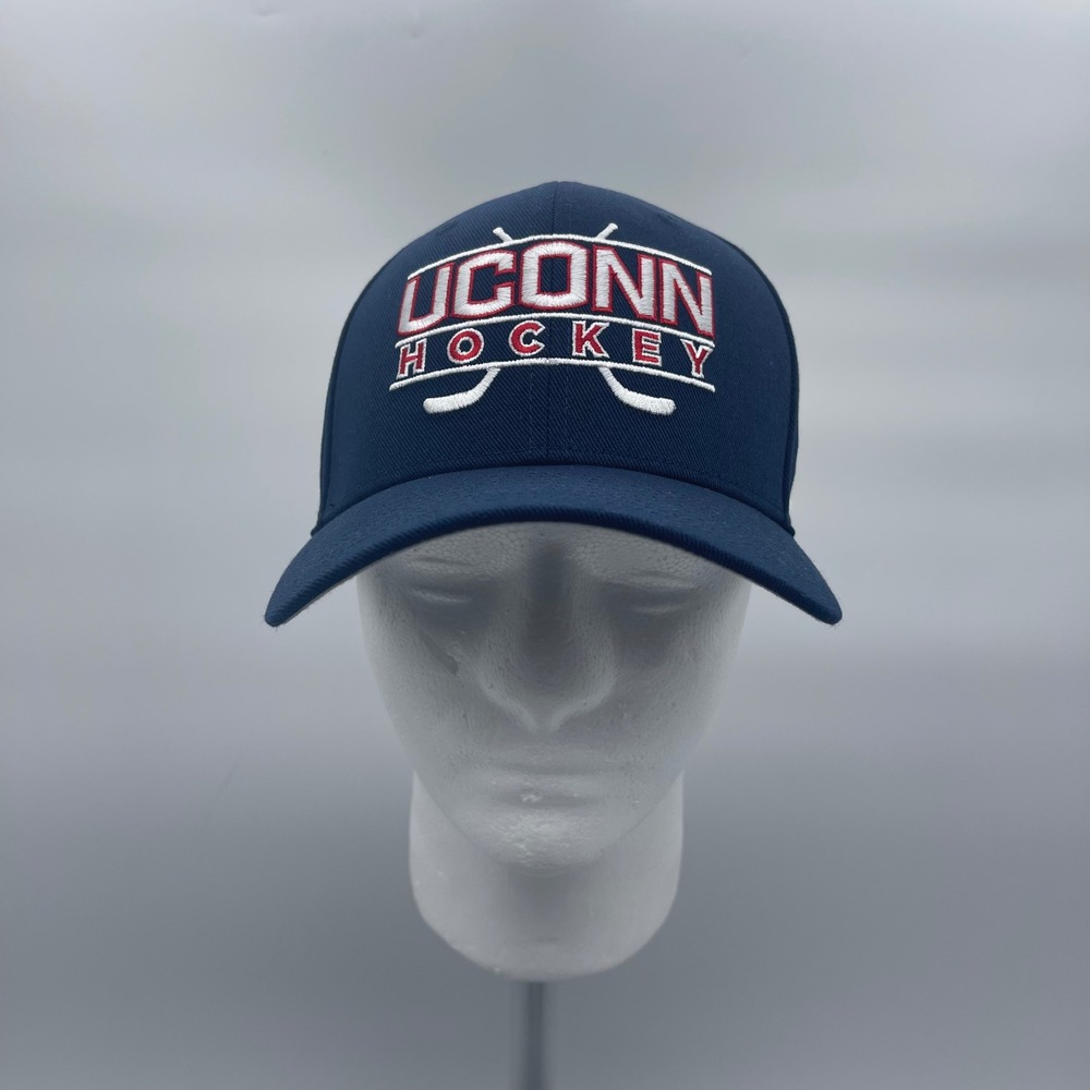 Nike 384442-41S Cap OSFM Navy UConn Connecticut Hockey Classic99 Dri-FIT Hat